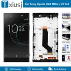 ЖК-дисплей для Sony Xperia XA1 Ultra C7 G3221 G3212 G3223 G3226, экран с сенсорным стеклом и дигитайзером в сборе с рамкой