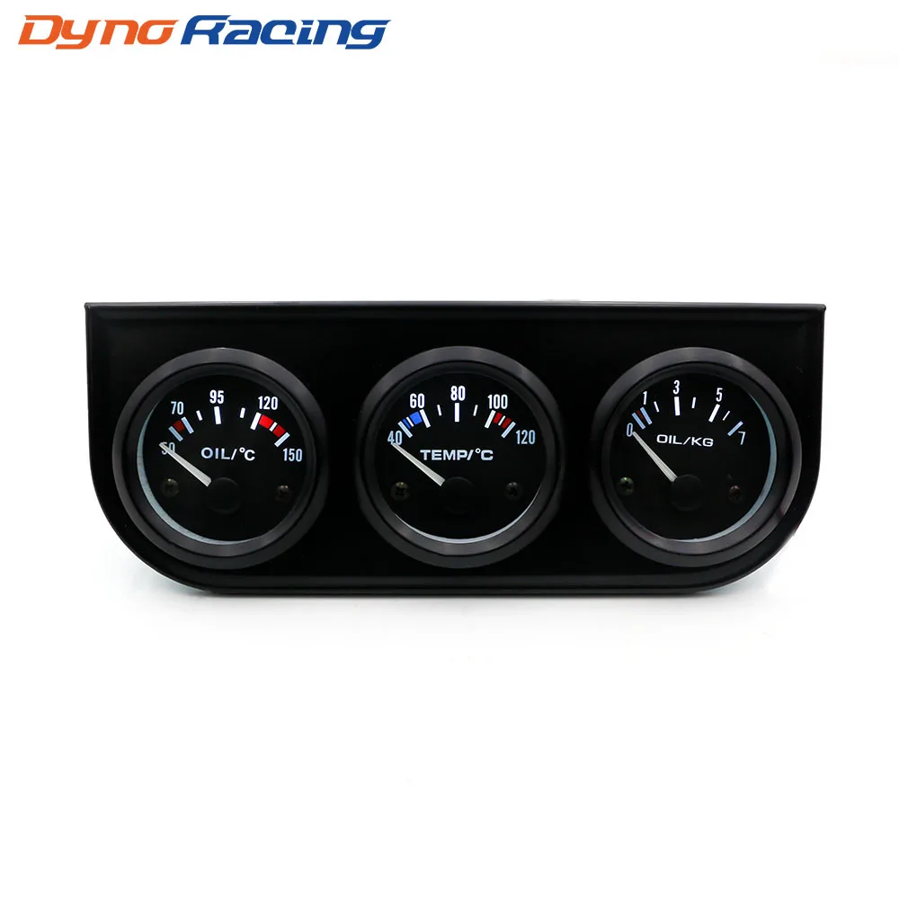 3 в 1 автомобильный манометр 52 мм YC101268|temp gauge|temp metercar meter |