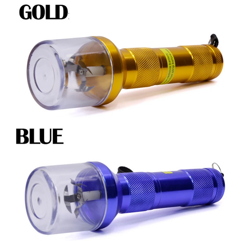 

10pcs Flashlight Shape Grinder 145mm Height Herb Smoke Grinders amoladora weed acessorios Tobacco Cigarette Crusher amoladora