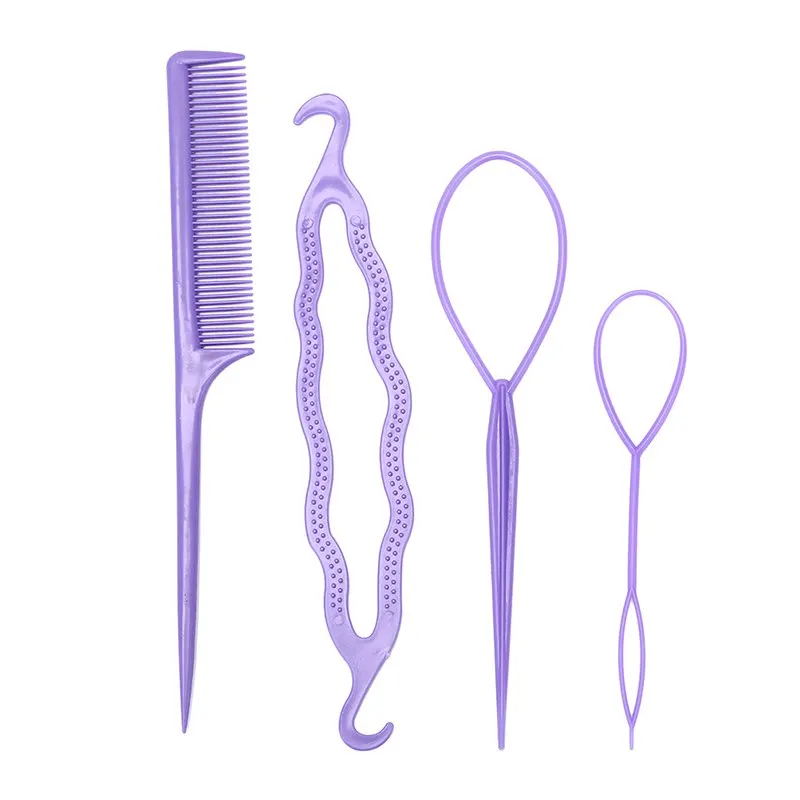 4 шт./компл. корейский стиль Магия для укладки волос Плетение кос комплект заколка