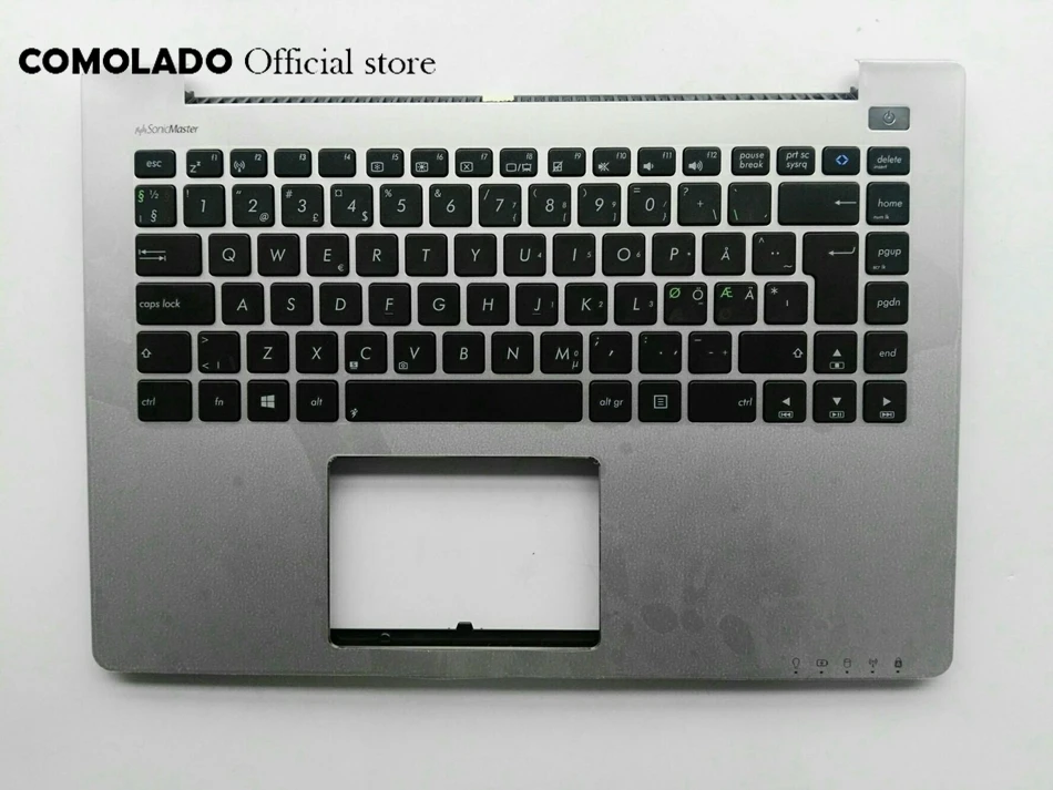 Nordic Hungarian UK Slovenia Swiss Turkish Palmrest Laptop Keyboard For Asus S400 S400C S400CA S400E ND HU WB TR SW Layout | Компьютеры и