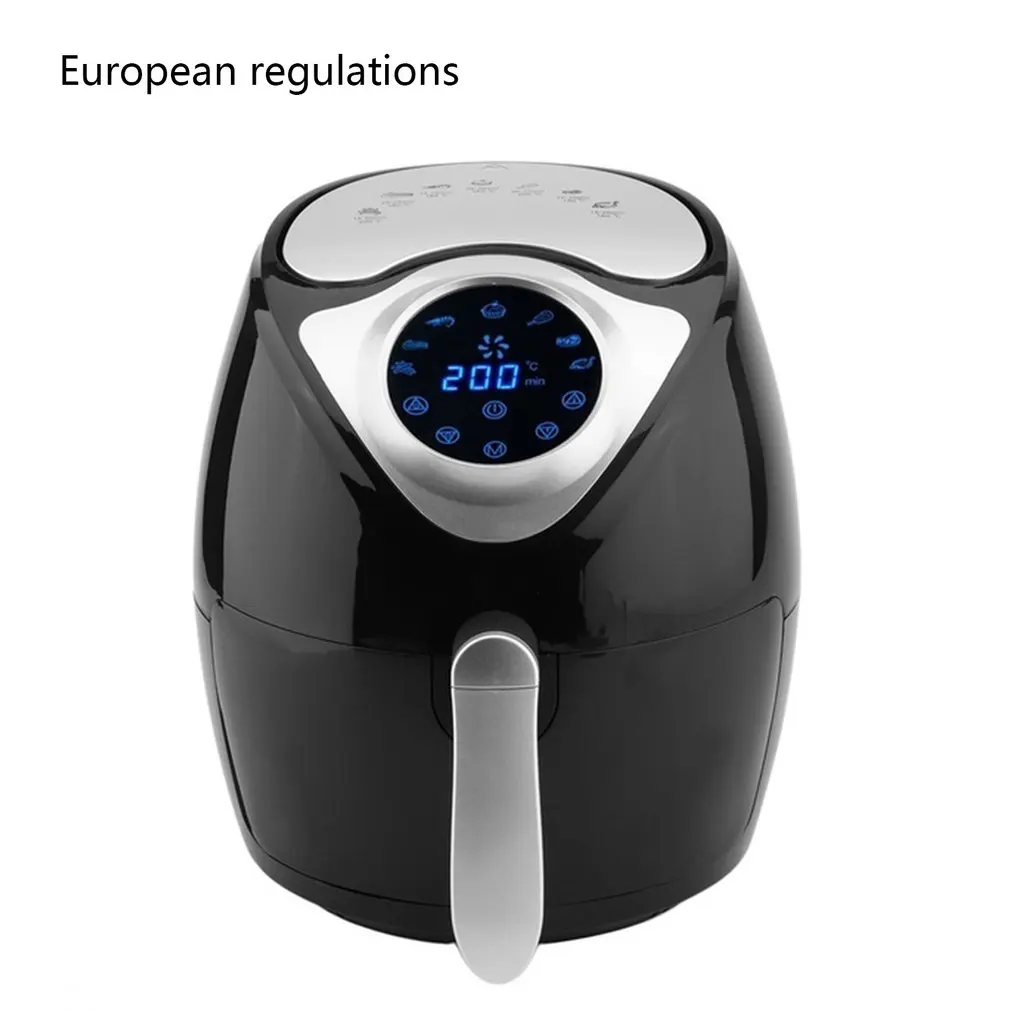 

3.5L Capacity 1300W Smart Temperature Control Commercial Electric Air Fryer Digital Led Touch Screen For Air Fried Pot Drop Ship