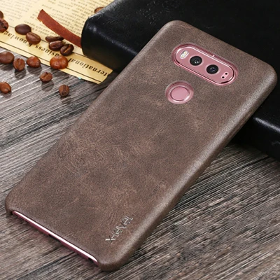 Чехол для LG V20,, X-level, роскошный, винтажный, из искусственной кожи, защитная задняя крышка, чехол для LG V20, чехол Mooi Hoesjes - Цвет: coffee
