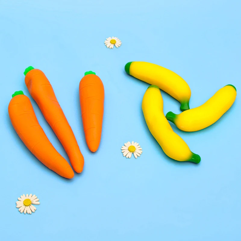 

Hot Shapeable Banana Carrot Vegetable Squeeze Toy Novelty Fidget Toys Stress Relief Not Squish Toy Kids New Palythings