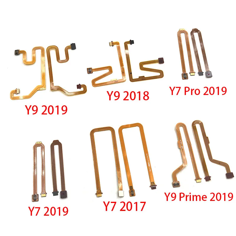 Гибкий кабель для Huawei Y6 Y7 Prime Pro 2017 Y9 2018 P Smart Plus 2019 с кнопкой Home и сенсорным