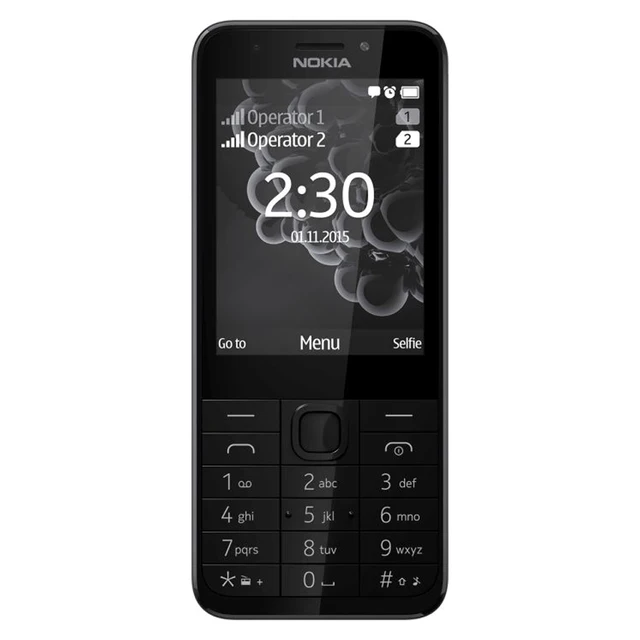 Original Unlocked Nokia 230 2G Mobile Phone Dual SIM 2.8'' Display 2MP Hebrew&Arabic&Russian Keyboard Radio Bluetooth CellPhone 5