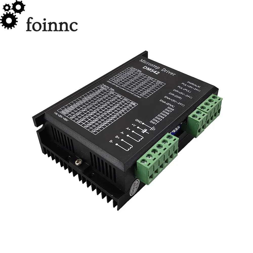 Контроллер шагового двигателя DM542 Leadshine 2-фазный цифровой Драйвер 18-48 В