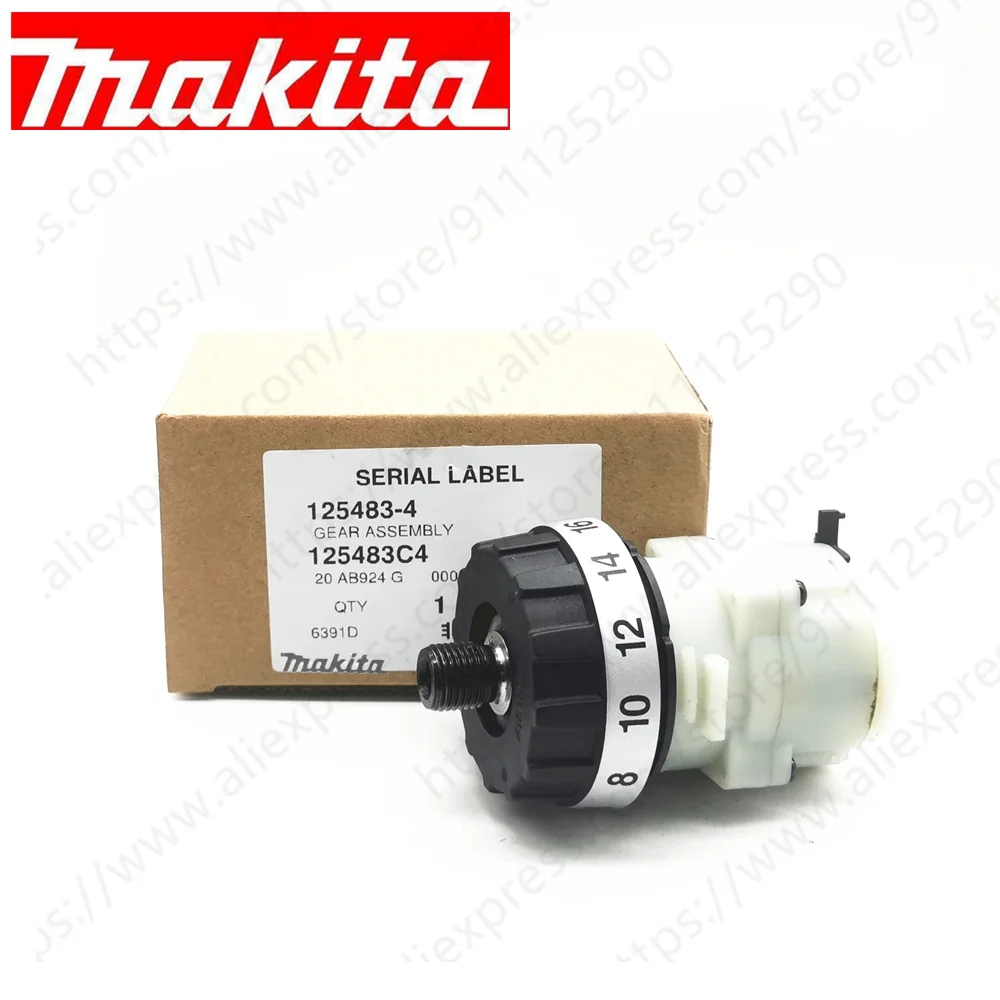 Коробка передач в сборе для MAKITA DDF453 DDF453RFE BDF443 BDF453 6391D DF457 DF457D DF457DWE 1254834 125483