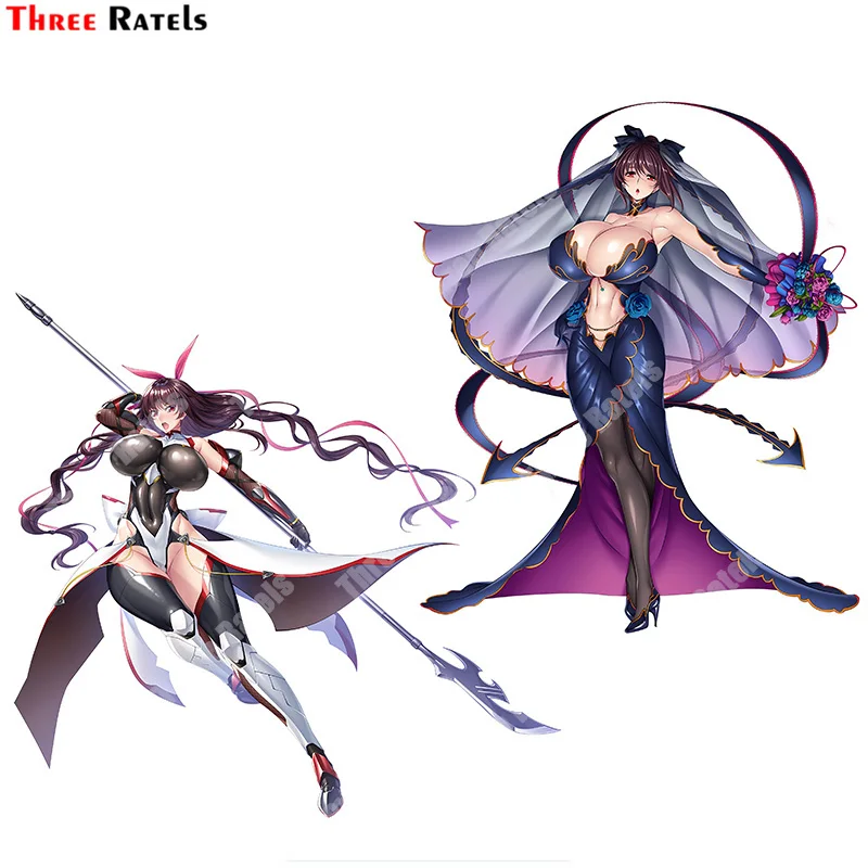 

Three Ratels B57 Mizuki Shiranui Taimanin Anime For Windshield Stickers Fuel Tank Cap Decor Decals Vinyl Material Film