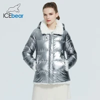 icebear 2021 autumn and winter new jacket womens winter fashion windproof and warm parka coat brand female clothing gwd20283i