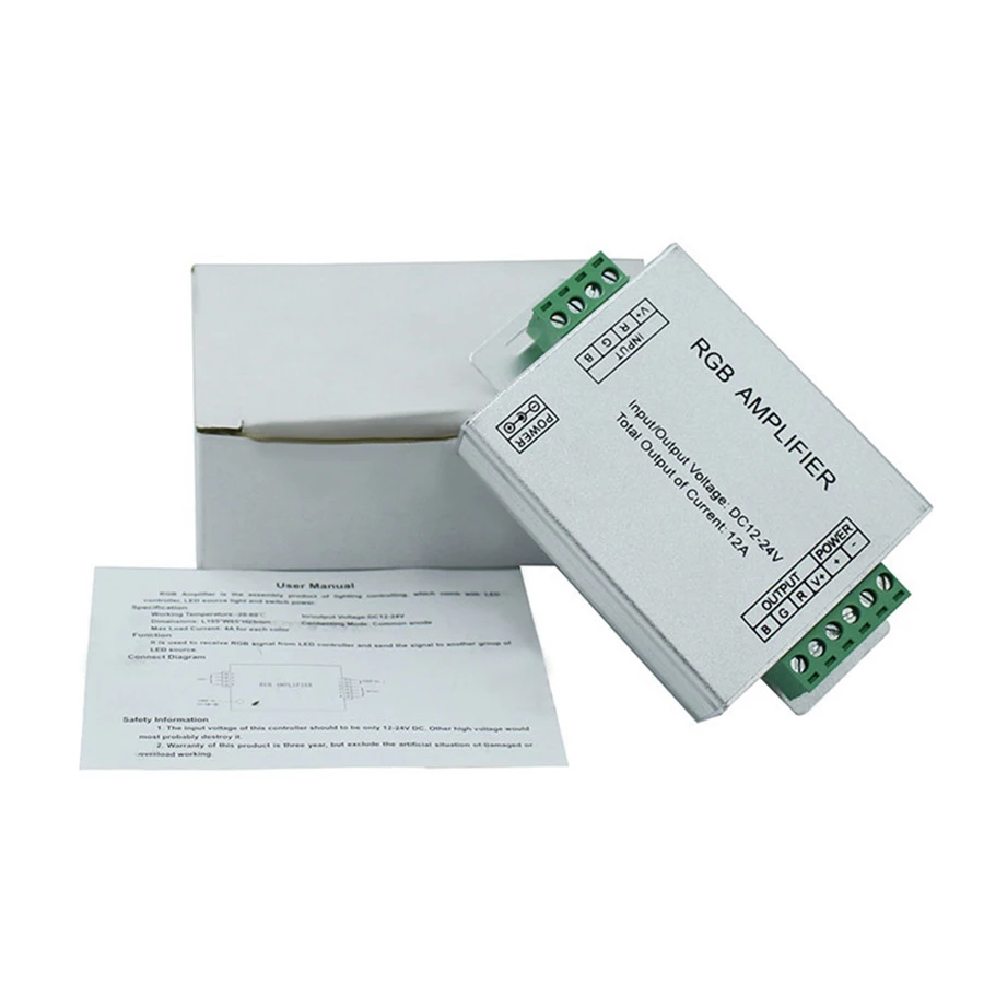 RGB-усилитель 3-канальный для светодиодных лент SMD 5050 3528 | Лампы и освещение