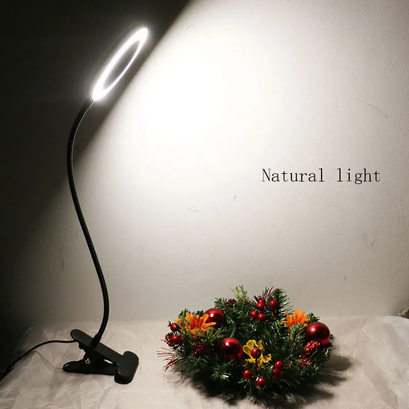 USB Универсальная лампа с гибким зажимом высшего класса Регулируемая цветовой