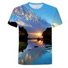 Мужская одежда, Пляжная Мужская футболка с морским принтом, Повседневная быстросохнущая уличная одежда унисекс для отпуска в стиле Харадзюку С 3D рисунком, топы с коротким рукавом