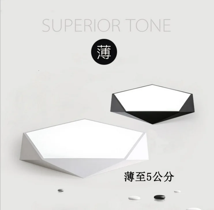 Акриловые Потолочные светильники квадратные кольца для гостиной спальни дома AC85 265V современные