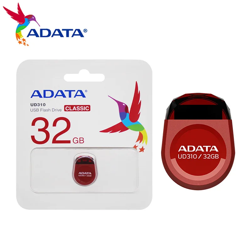 

USB-флеш-накопитель Adata UD310, 32-100% ГБ, 8 ГБ, USB 2,0