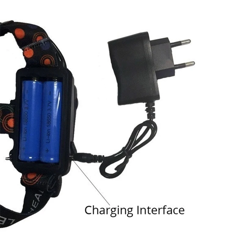 

Latest Design 5 XM-L L2 LED Headlight Head Lamp Flashlight Head Torch Headlamp Outdoor Sports Camping & Hiking of Charger 18650