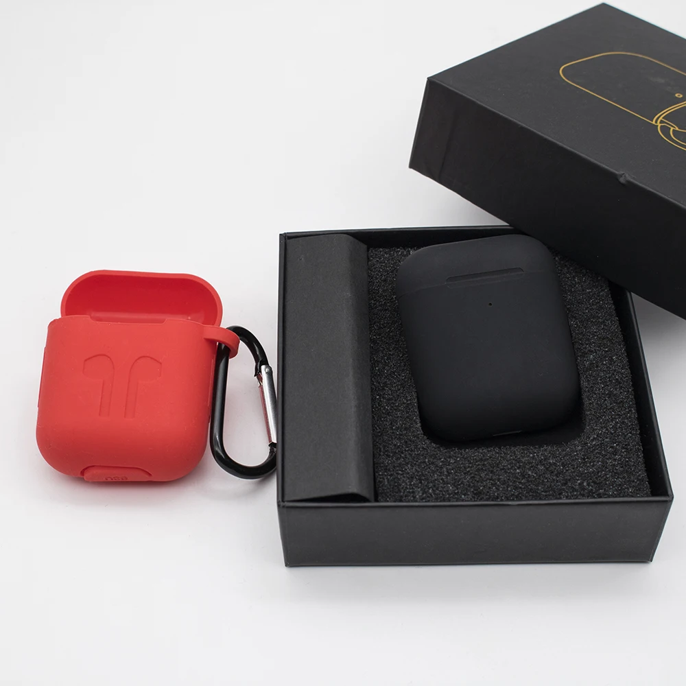 I10000, TWS, с 1:1, всплывающие, Беспроводная зарядка, bluetooth-гарнитура, смарт-сенсор, всплывающие спортивные наушники, Bluetooth 5,0, беспроводные наушники - Цвет: i10000-B-Red