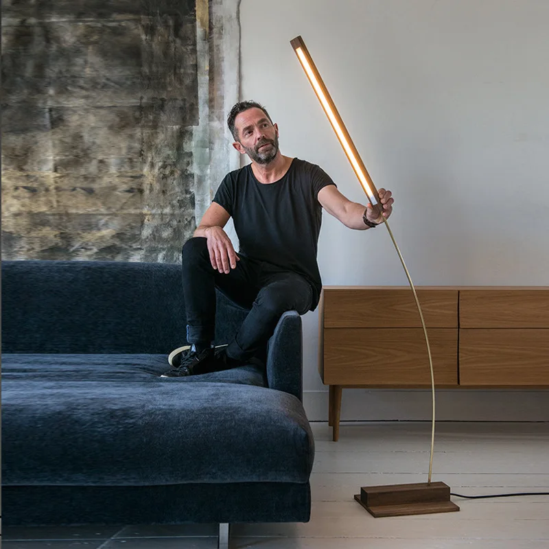 Нордическая креативная Минималистичная художественная Напольная Лампа