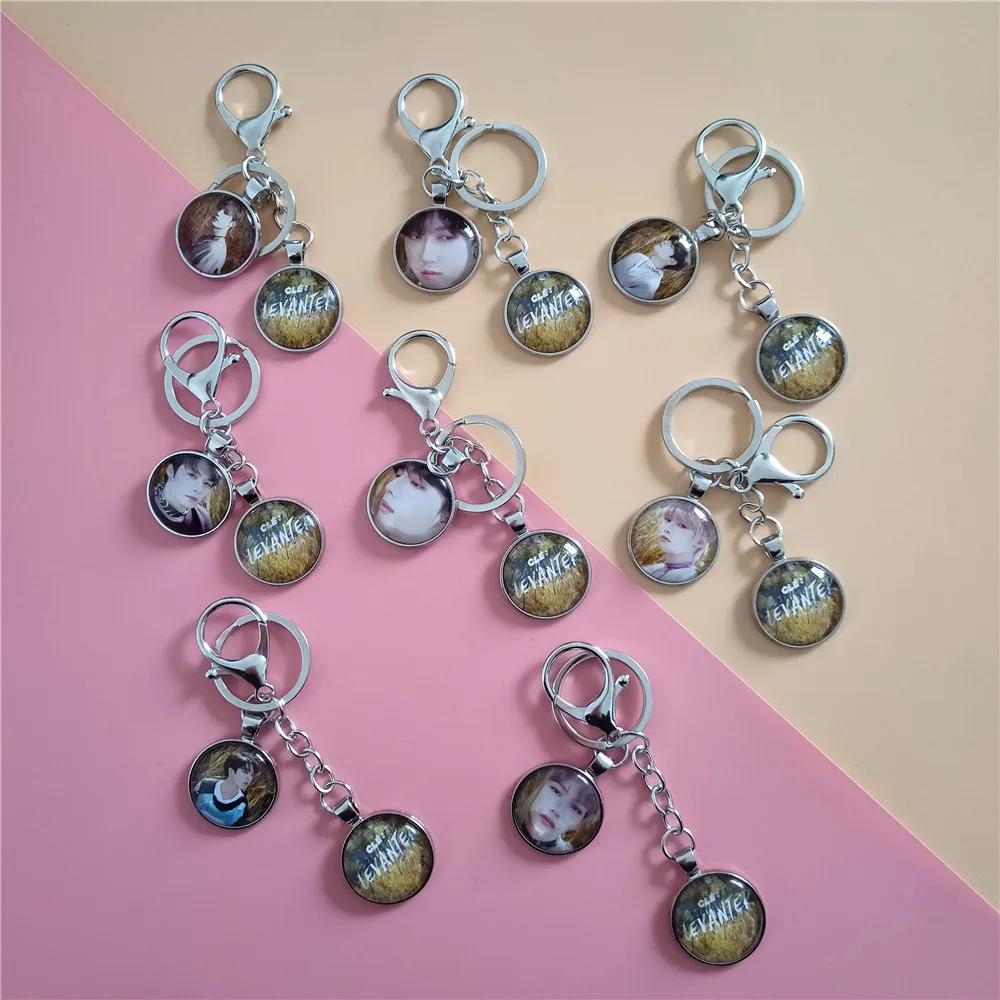 Детские брелки Kpop 1 шт. подвески с HD изображением новый фотоальбом брелок LEVANTER FELIX