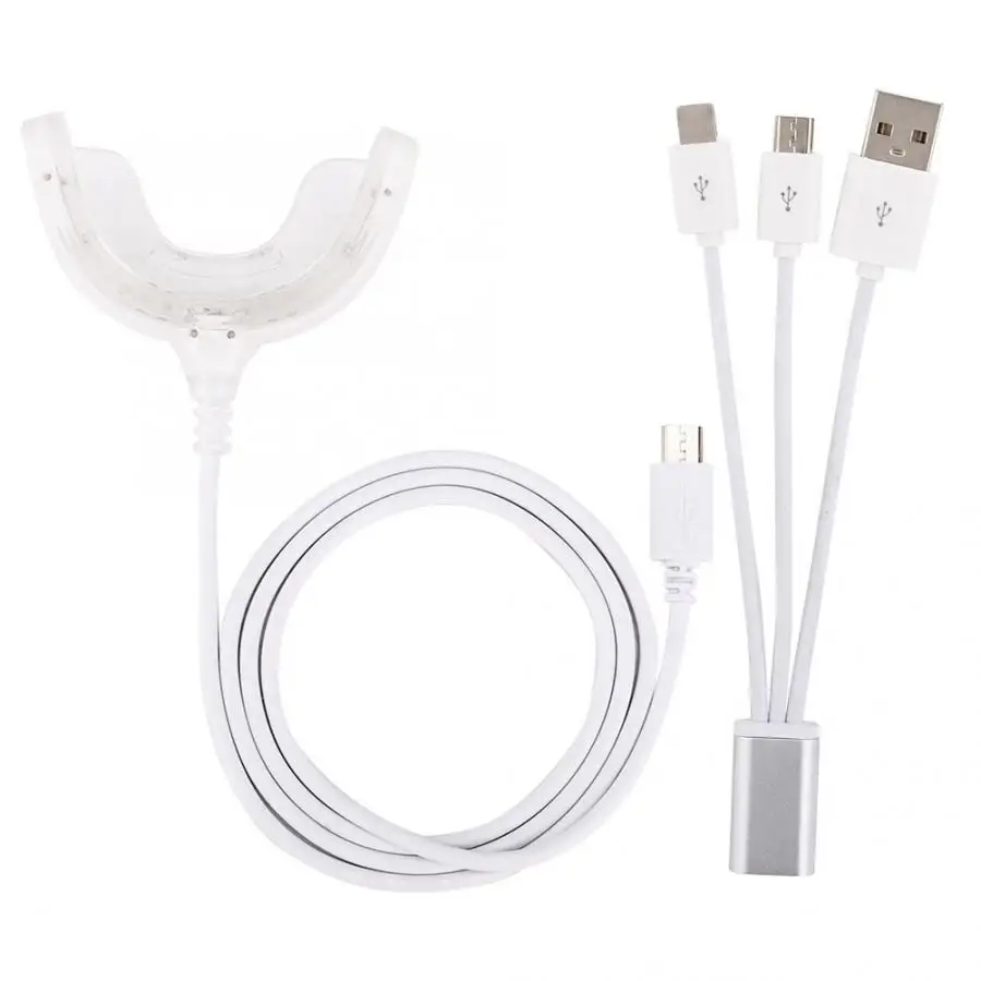 Портативный умный USB интерфейс холодный синий свет светодиодный устройство для