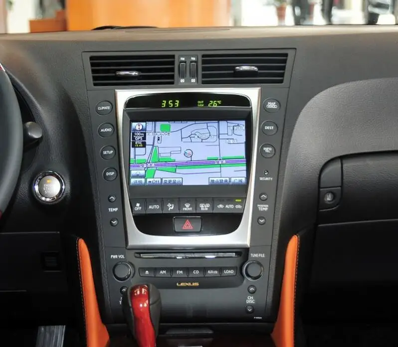 Тесла Android6.0 автомобиля нет dvd-плеер gps навигации для Lexus GS GS300 GS350 GS450 GS460 2004-2011 Автомобильная Мультимедийная экран автомобиля карты