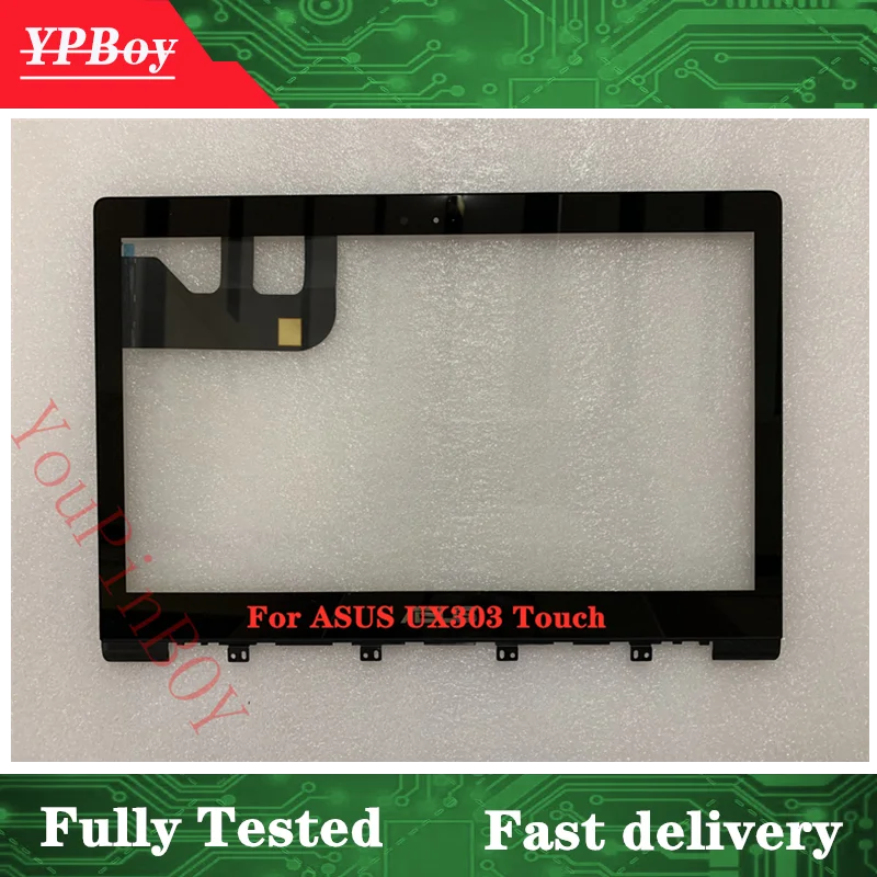 13 3 дюйма для Asus UX303 UX303L UX303U сенсорный экран дигитайзер стекло с рамкой|ЖК-экран