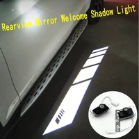2pcs for mercedes benz w222 w205 w213 c class e class glc w253 amg gt led rearview mirror welcome shadow light projector light