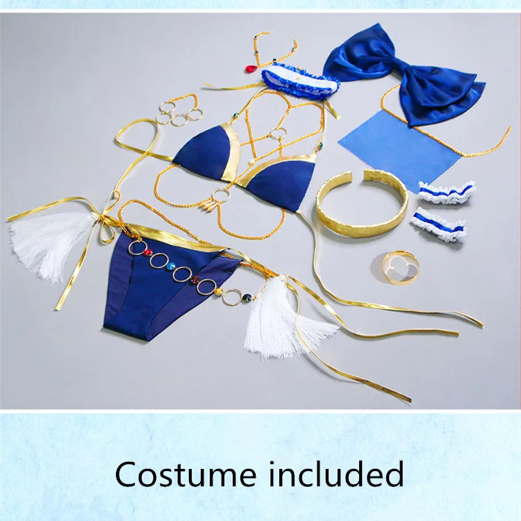 Costume FGO Fate/EXTRA tamamo no Mae фигура Ver танцор купальный костюм костюмированная игра костюм женский сексуальный комплект бикини косплей - Цвет: Costume
