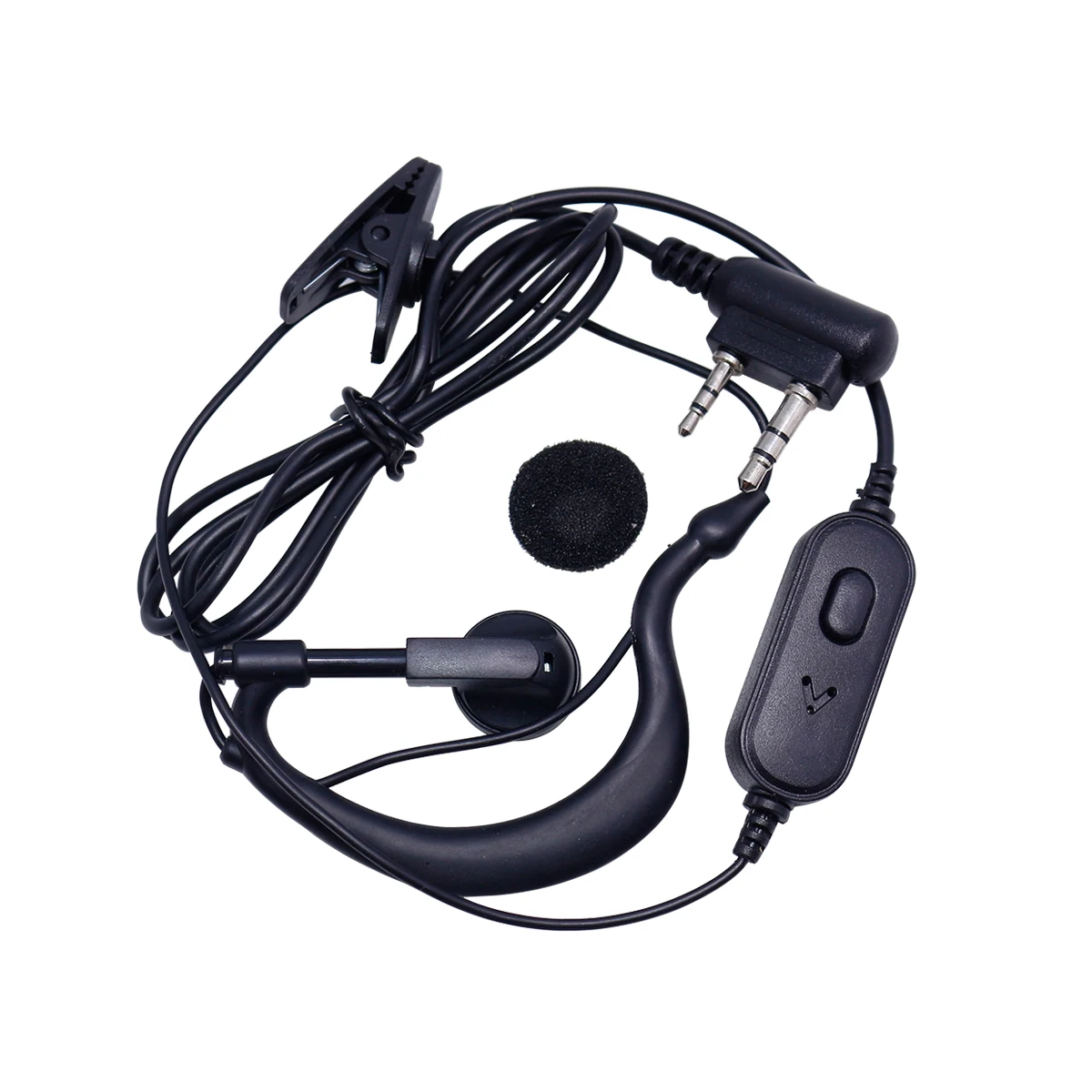 

5pcs Baofeng UV-5R Headset Ham Radio Earphone Walkie Talkie Woki Toki Headphone PTT UV-82 UV-S9 F8+ Wln Kd-c1 K Port Earpiece
