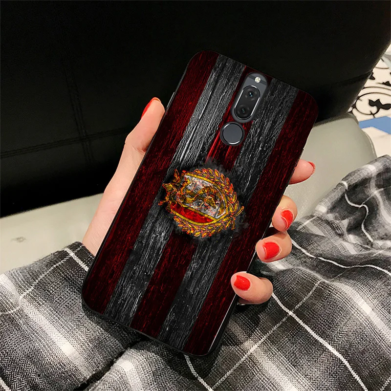 Чехол для телефона Emond Huawei P8 чехол P9 P10 P20 P30 черный мягкий TPU DIY стандартного Liege FC