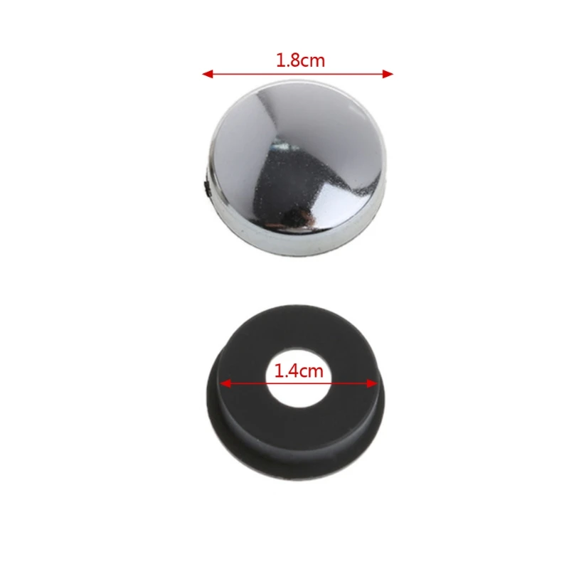 8 шт. ABS хромированная рамка номерного знака винтовая гайка крышки + Болт Крышка