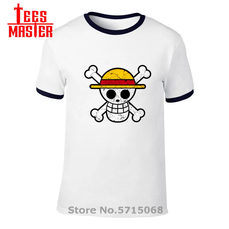 Луффи Логотип Короля Пиратов Сабо Зоро футболка &quotнами&quot мужской бренд 3D