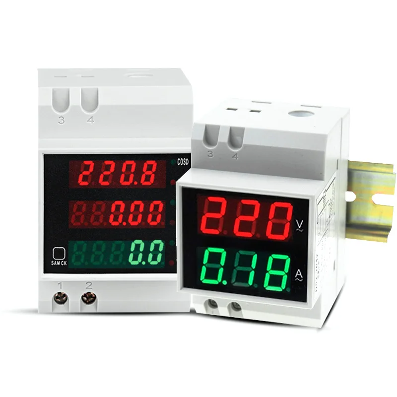 Многофункциональный измеритель c D52 2042 2047 цифровой светодиодный Напряжение