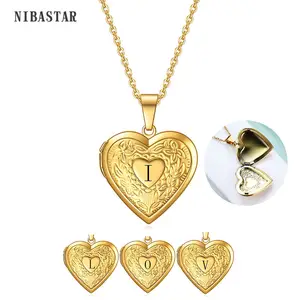 Heart Locket Necklace - U7 Love Heart Necklace Gifts Girls P318 Pendant  Women - Aliexpress