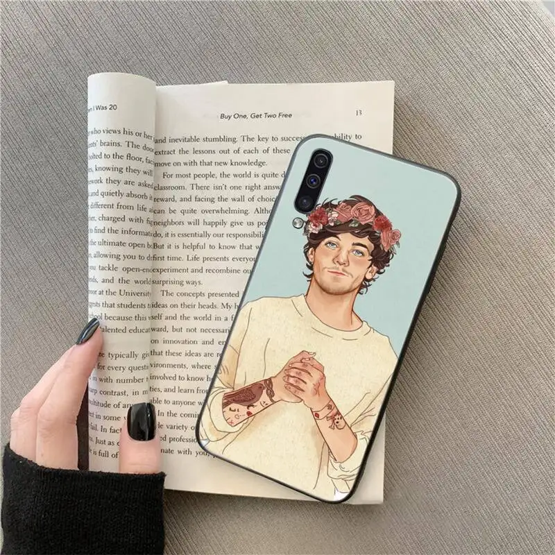 Односторонние чехлы для телефонов Louis Tomlinson Samsung A71 A41 A21 A31 A50 A70 A11 A12 A32 M31 A02 A51 A52 A72 |