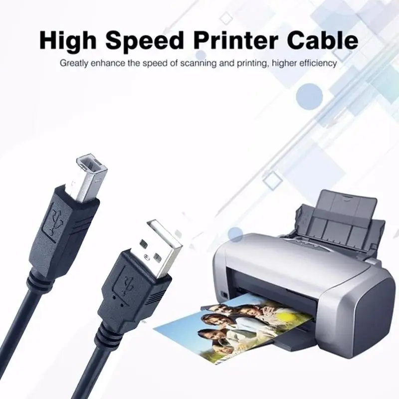 1 шт. USB 2 0 принтер высокоскоростной кабель к B со штыревыми соединителями на обоих