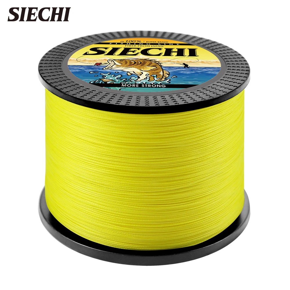 

SIECHI 4/8/12 Strands 300M 500M 1000M Braided Fishing Line Multifilament Carp Super Strong Weave Sea Saltwater Extreme 100% PE
