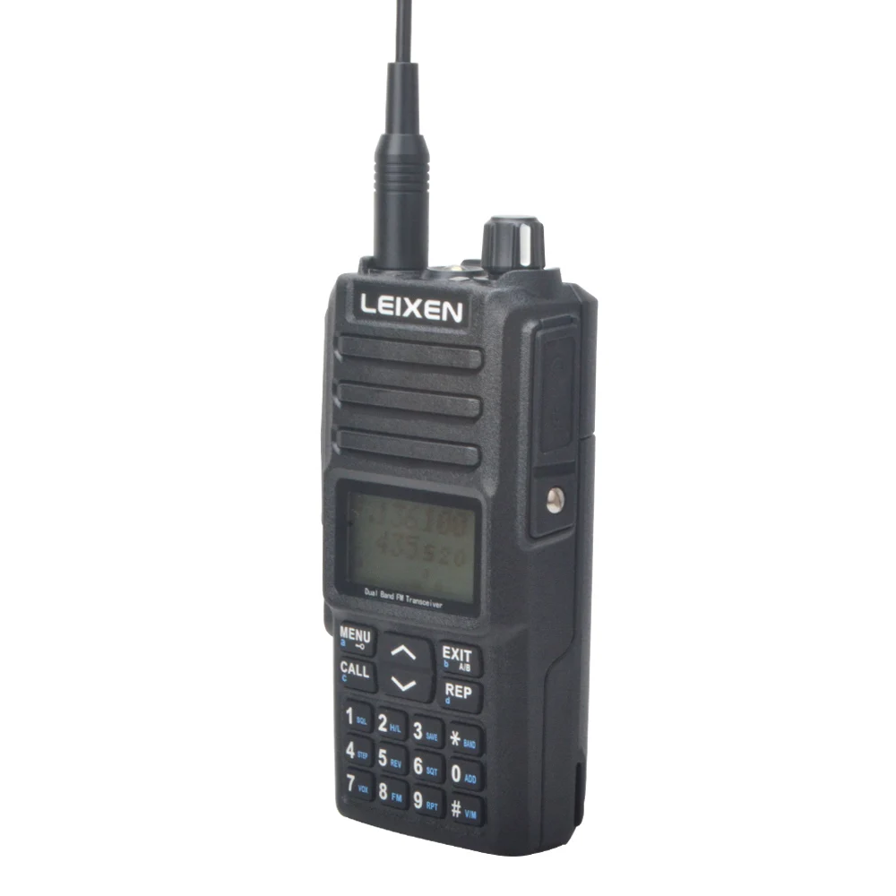 LEIXEN UV-25D 20W Real 10-20KM Walkie Talkie VHF 136-174MHz UHF 400-480MHz двухдиапазонный двойной режим ожидания