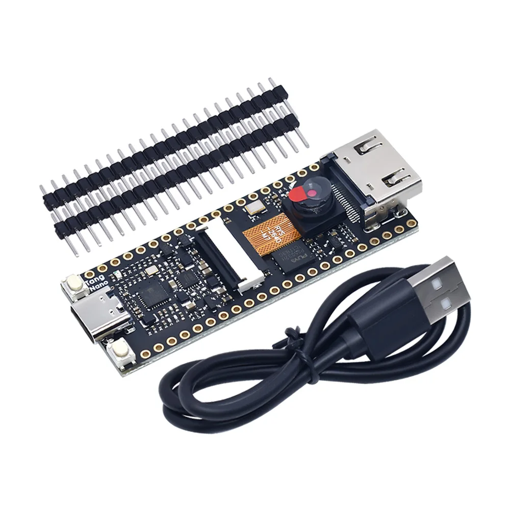 WAVGAT Tang Nano 4K Gowin Minimalist FPGA GoAI Develop-ment Board HDMI Camera With the line | Электронные компоненты и