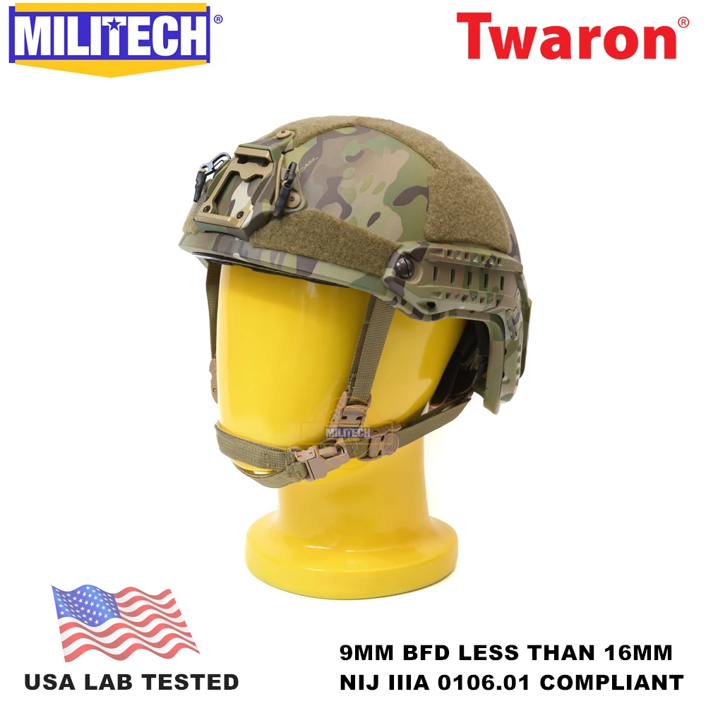Баллистический шлем MILITECH NIJ Level IIIA 3A 0106 01 ISO сертифицированный Быстрый OCC циферблат