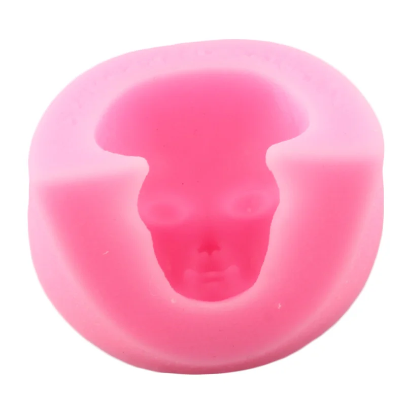 3D Baby Face Пособия по кулинарии Инструменты Силиконовые Формы Торт Шоколадные
