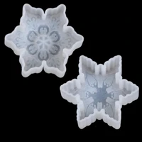new 3d snowflake star silicone mold candle mold christmas chocolate soap mould diy resin casting molds handmade soap making mold