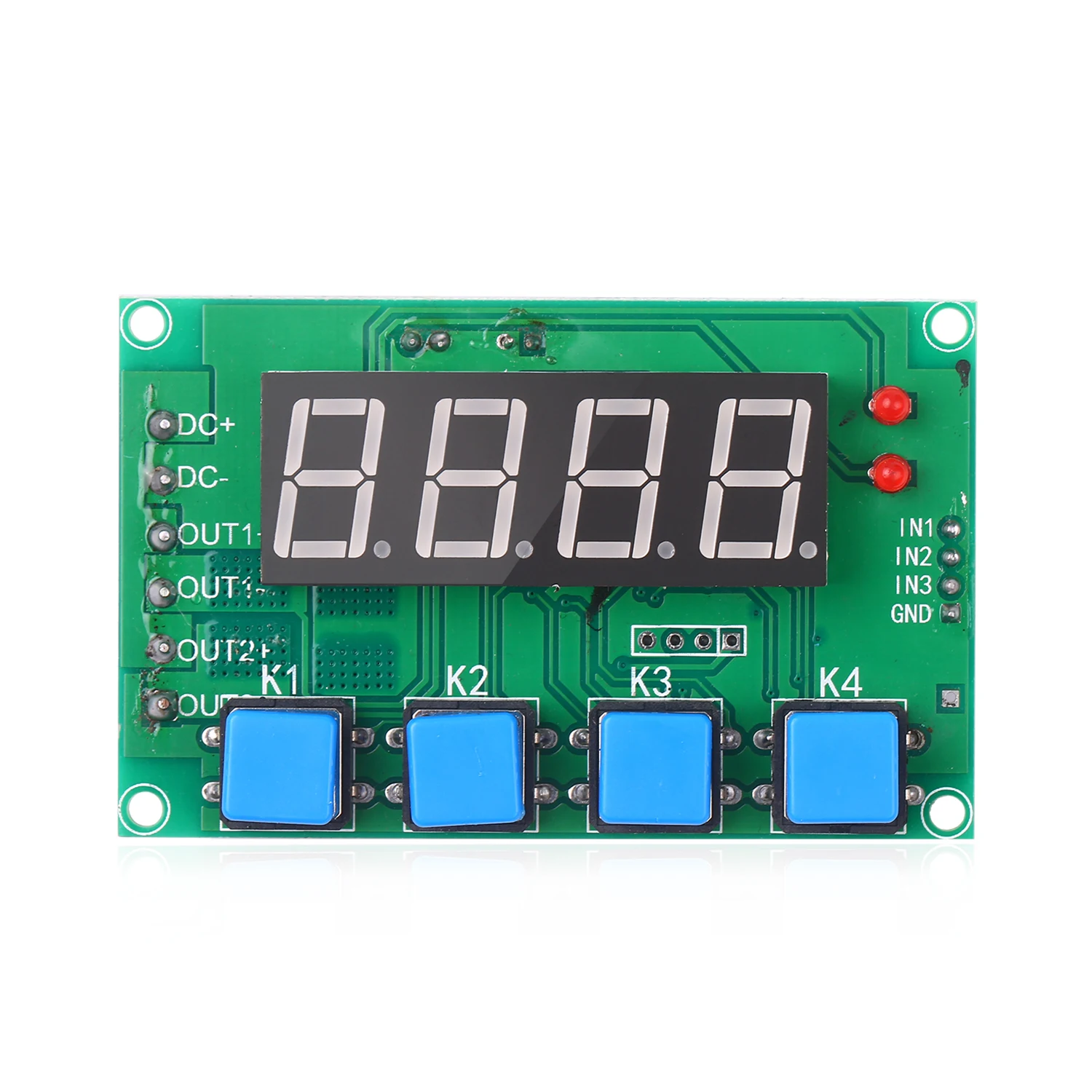 

2-канальный релейный модуль времени 7-27 в, ЦИФРОВОЙ РЕЛЕЙНЫЙ переключатель с диапазоном времени 0,01-999 мин. для управления умным домом