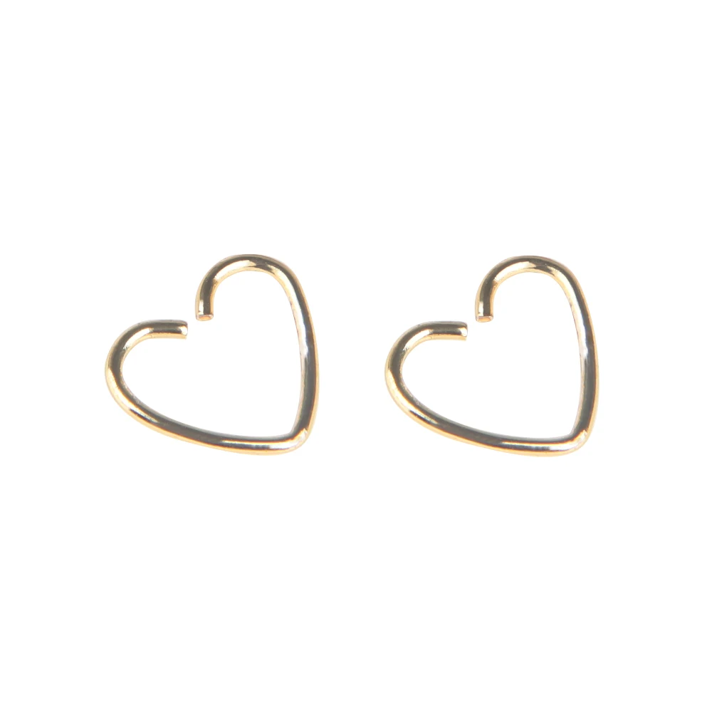 Хирургическое стальное кольцо Daith Heart пирсинг хряща обруч для носа кольца губ