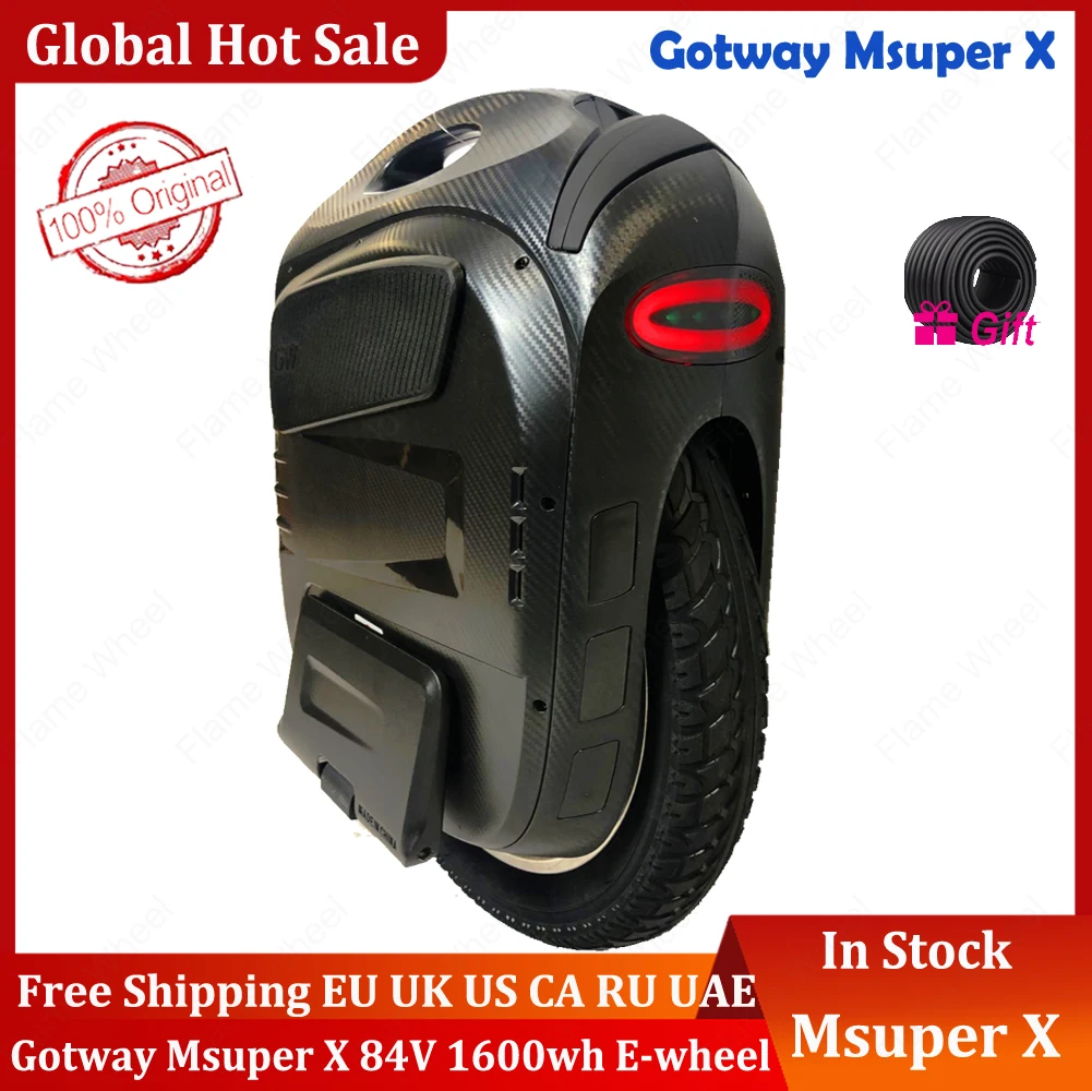 Begode Msuper X Электрический Одноколесный велосипед 84 в 1600 Вт/ч Балансирующий Gotway