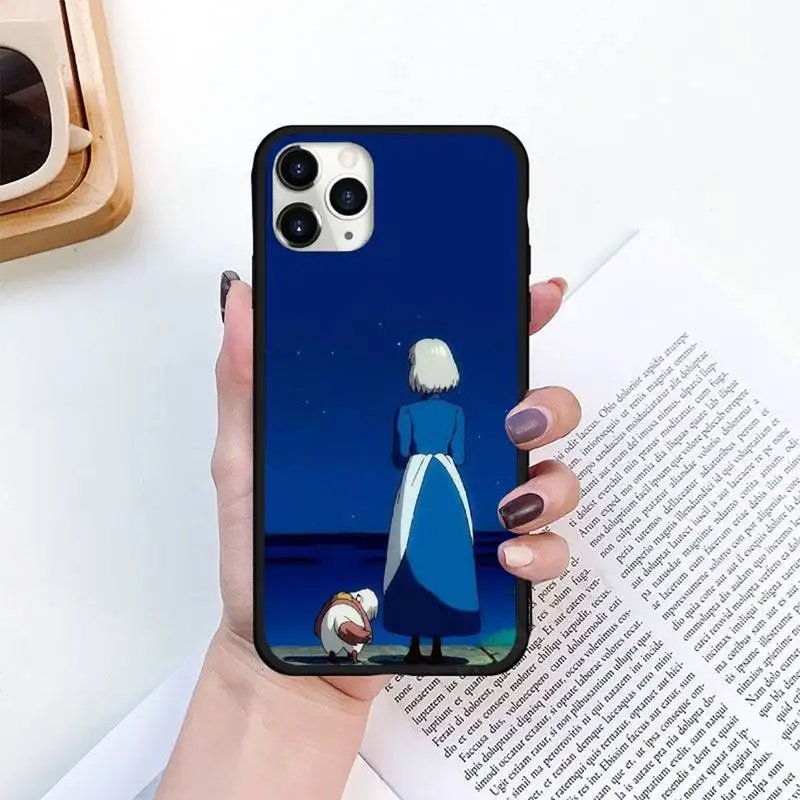 

Studio Ghibli Howl's Moving Castle Phone Cases for iPhone 11 12 pro XS MAX 8 7 6 6S Plus X 5S SE 2020 XR mini