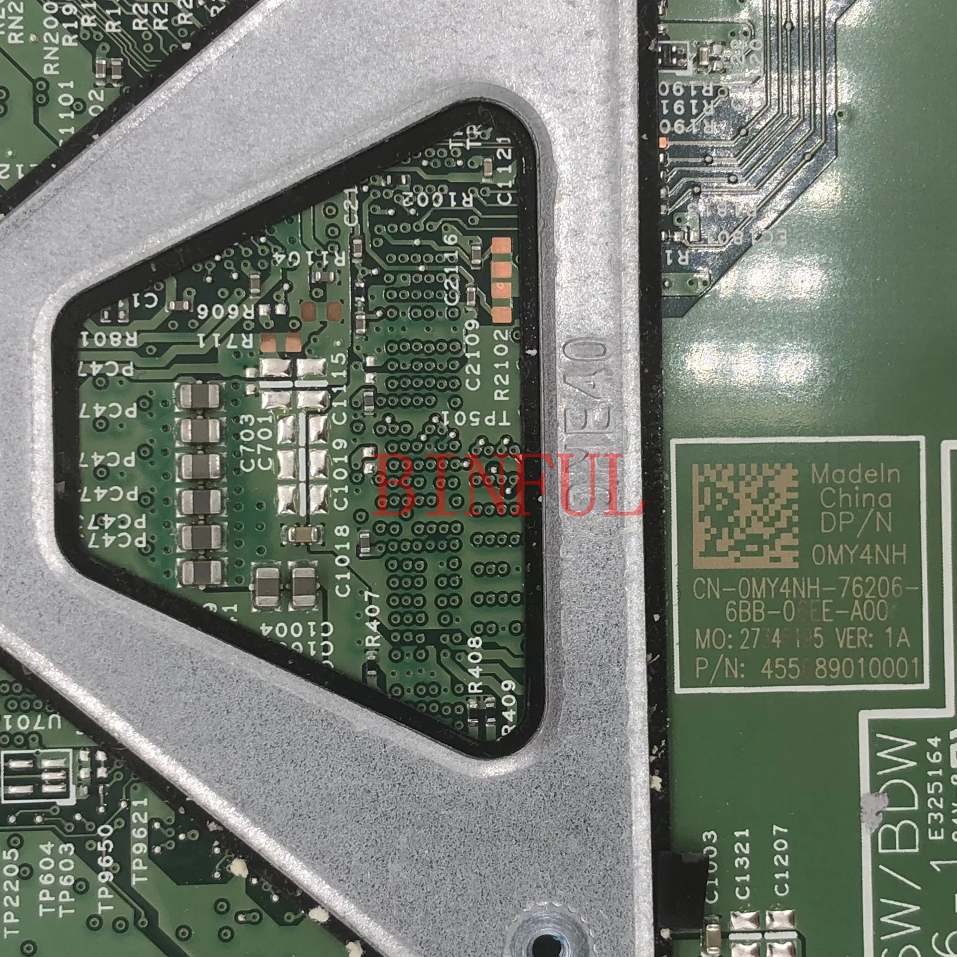 Высококачественная материнская плата для ноутбука 15 дюймов 3558 стробочка 0MY4NH MY4NH