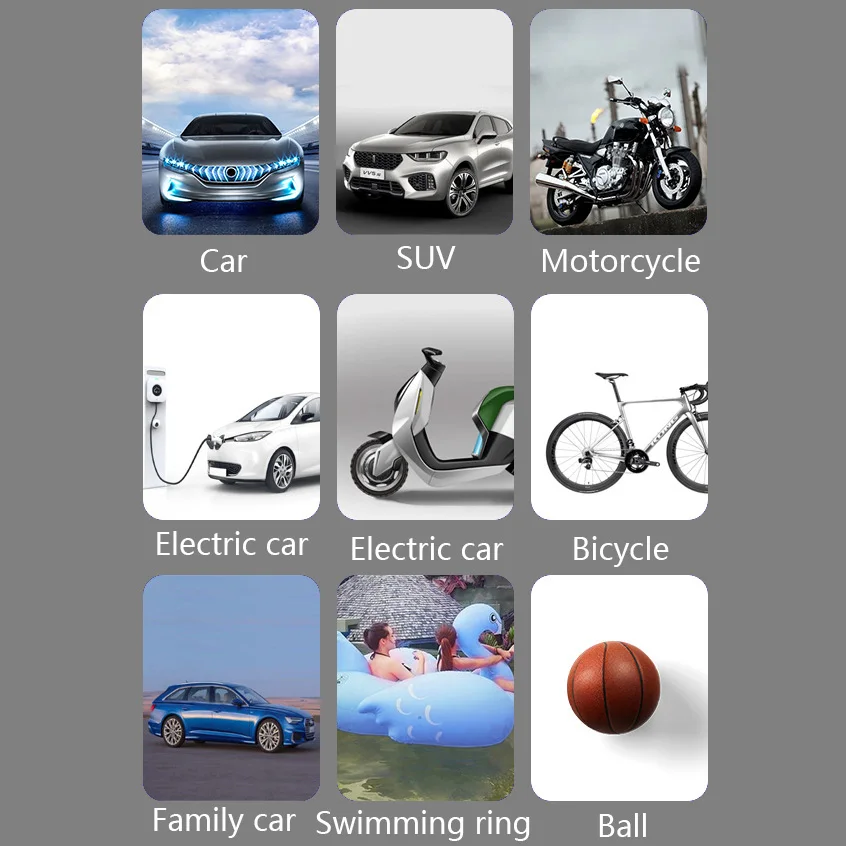 Портативный воздушный компрессор для автомобильных шин насос велосипедов