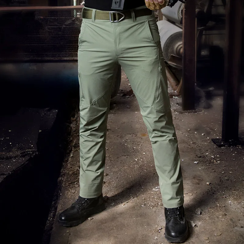 Брюки мужские быстросохнущие тонкие дышащие тактические штаны в стиле милитари
