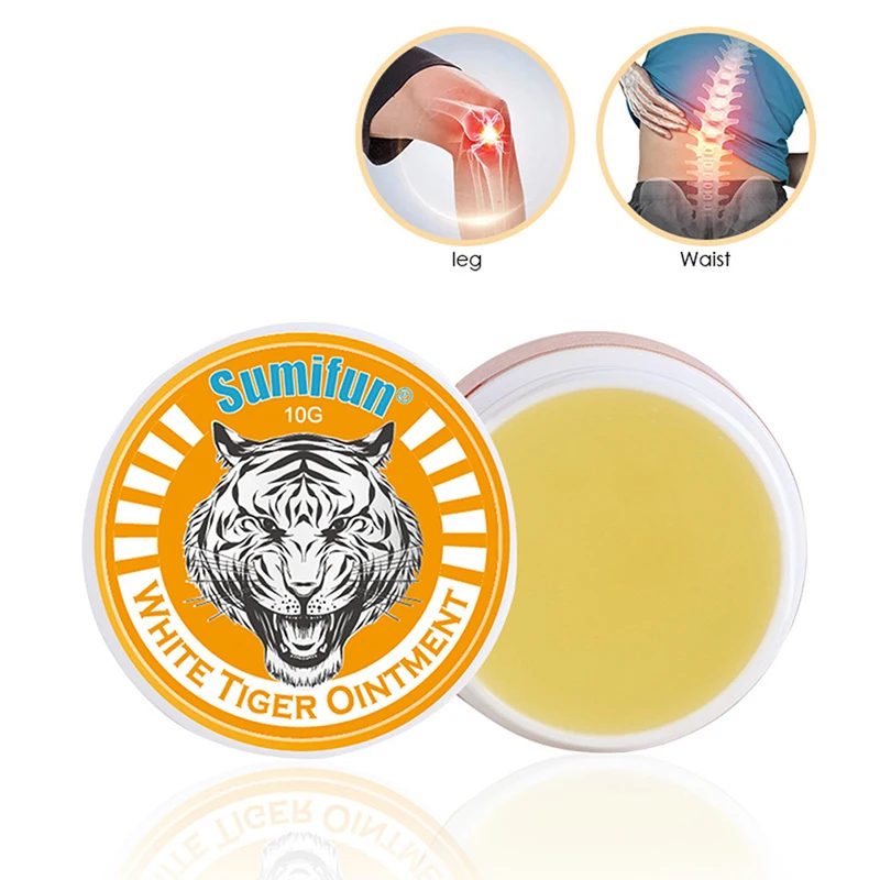 

1PC White Tiger Balm Pain Relief Ointment Rheumatoid Arthritis Treatment Joint Back Effective Analgesic Cream